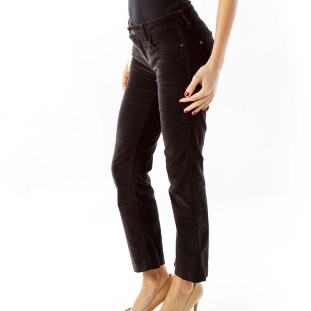 Pilcro and the Letterpress Black Corduroy Pants - Picture 3 of 3